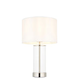 Ghedi Clarice Table Lamp Nickel — SantoLusso®