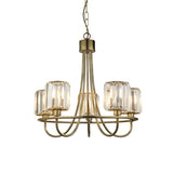 Ghedi Damari 5 Pendant Light Antique Brass — SantoLusso®