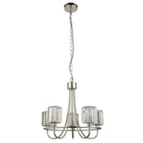 Ghedi Damari 5 Pendant Light Bright Nickel — SantoLusso®