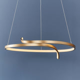 Ghedi Florence Pendant Light Brushed Gold — SantoLusso®