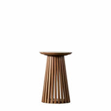 Ghedi Foreto Slatted Side Table — SantoLusso®
