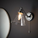 Ghedi Frances Bathroom 1 Wall Light Chrome — SantoLusso®