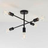 Ghedi Gabriela 5 Ceiling Lamp Black Small — SantoLusso®