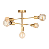 Ghedi Gabriela 5 Ceiling Light Satin Brass — SantoLusso®