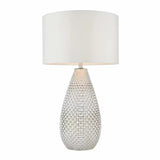 Ghedi Laguna Table Lamp Silver Mercury — SantoLusso®