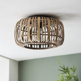 Ghedi Matteo Ceiling Light Natural Bamboo — SantoLusso®