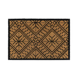 Ghedi Palza Black and Natural Coir Doormat — SantoLusso®