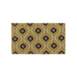 Ghedi Palza Ochre and Natural Coir Doormat — SantoLusso®