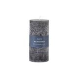 Ghedi Pillar Candle Rustic Slate 2 Pack Large — SantoLusso®
