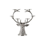 Ghedi Stag Candelabra Aluminium — SantoLusso®
