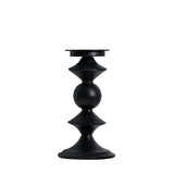 Ghedi Sutton Pillar Holder Black Small — SantoLusso®