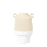 Ghedi Tino Vase Small White Natural — SantoLusso®