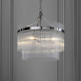 Ghedi Verti 3 Pendant Light Bright Nickel — SantoLusso®