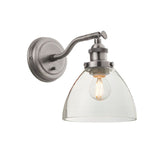 Ghedi Vespera 1 Wall Light Brushed Silver — SantoLusso®