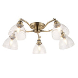 Ghedi Vespera 5 Ceiling Light Antique Brass — SantoLusso®
