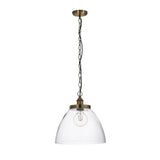 Ghedi Vespera Grand 1 Pendant Light Antique Brass — SantoLusso®