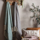 Ghedi Wool Throw Grey — SantoLusso®
