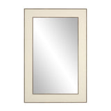 DI Designs Hampton Mirror | Small Rectangular | Ivory Shagreen — SantoLusso®