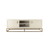 DI Designs Hampton TV Unit | Ivory Shagreen — SantoLusso®