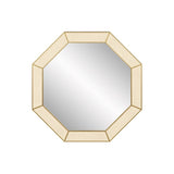 DI Designs Hampton Mirror | Octagon | Ivory Shagreen — SantoLusso®
