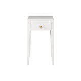 DI Designs Radford Bedside | White | 1 Drawer — SantoLusso®