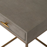 DI Designs Hampton Bedside | Grey Shagreen