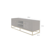 DI Designs Hampton TV Unit | Brown Shagreen