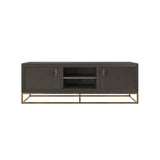 DI Designs Hampton TV Unit | Brown Shagreen — SantoLusso®
