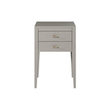 DI Designs Radford Bedside | Grey | 2 Drawers — SantoLusso®