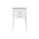 DI Designs Radford Bedside | White | 2 Drawers — SantoLusso®