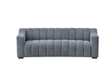 Aluxo Astoria 3 Seater Sofa In Iron Boucle Fabric - SantoLusso