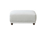 Aluxo Lottie Modular Ottoman In Polar Boucle - SantoLusso