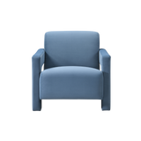 Twenty10 Apex Armchair in Blue Velvet — SantoLusso®