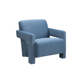 Twenty10 Apex Armchair in Blue Velvet — SantoLusso®