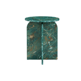 Twenty10 Arco Side Table in Amazon Green Marble Effect — SantoLusso®
