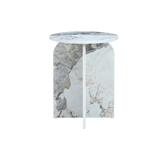 Twenty10 Arco Side Table in Pandora Marble Effect — SantoLusso®