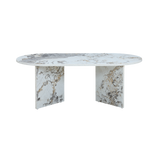 Twenty10 Aura Oval Coffee Table in Pandora — SantoLusso®