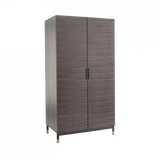 Twenty10 Bali 2 Door Wardrobe in Ebony / Matt Black — SantoLusso®