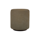 Twenty10 Ben Round Stool in Cedar Brown — SantoLusso®