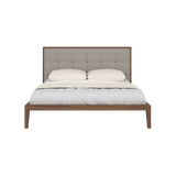 Twenty10 Calla Beds in Walnut/Natural in Double Natural — SantoLusso®