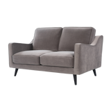 Twenty10 Daffy 2 Seat Sofa in Stone Grey Velvet — SantoLusso®
