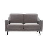 Twenty10 Daffy 2 Seat Sofa in Stone Grey Velvet — SantoLusso®