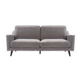 Twenty10 Daffy 2.5 Seat Sofa in Stone Grey Velvet — SantoLusso®