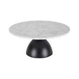 Twenty10 Hazel Coffee Table in Black & White Marble — SantoLusso®