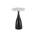 Twenty10 Hazel Lamp Table in Black & White Marble — SantoLusso®