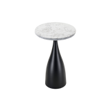 Twenty10 Hazel Lamp Table in Black & White Marble — SantoLusso®