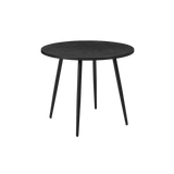 Twenty10 Horizon Round Dining Table in Black — SantoLusso®