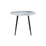 Twenty10 Horizon Round Dining Table Marble Effect in Pandora Marble Effect — SantoLusso®
