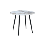 Twenty10 Horizon Round Dining Table Marble Effect in Pandora Marble Effect — SantoLusso®