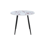 Twenty10 Horizon Round Dining Table Marble Effect in Violetta Marble Effect — SantoLusso®